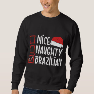 Leuke Ondeugende Braziliaanse Kerstmis Brazilië Gr Trui