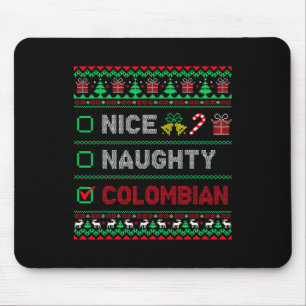 Leuke Ondeugende Colombiaanse Kerstmis Checklist C Muismat