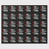 Leuke Ondeugende Cornhole Speler Kerstlijst Cadeaupapier (Vlak)