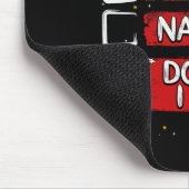 Leuke ondeugende doen wat ik wil Kerstlijst Santa Muismat (Hoek)