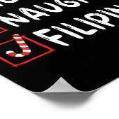 Leuke Ondeugende Filippijnse Kerstmis Filippijnen  Poster (Hoek)