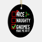 Leuke ondeugende kabouters lieten me het doen Kers Keramisch Ornament (Rechts)