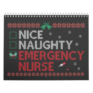 Leuke Ondeugende Noodverpleegster Grappige Lelijke Kalender