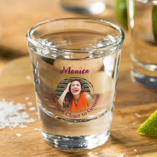 Leuke "One Shot dichter bij Genious" foto Glas