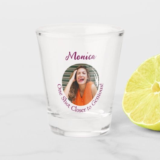 Leuke "One Shot dichter bij Genious" foto Glas (Voorkant)