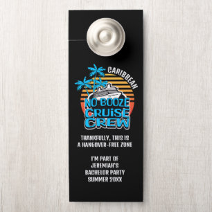 Leuke ONGEKROKEN FEESTCRUISE BEMANNING Jonggezelle Deurhanger