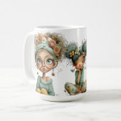LEUKE ONGESTRUCTUREERDE IERSE MEISJES KOFFIEMOK (Voorkant links)