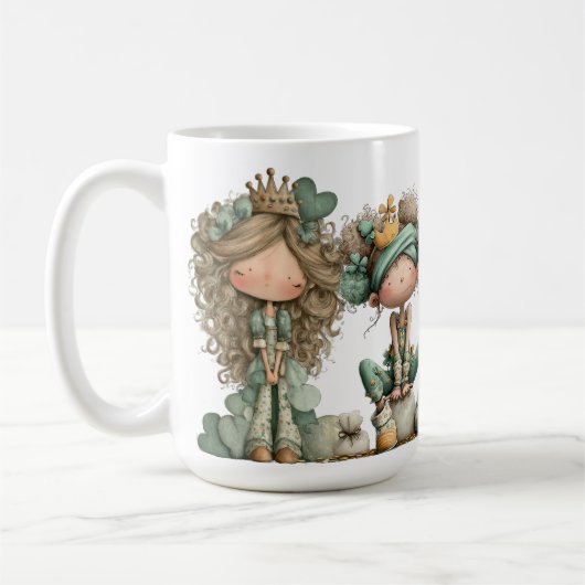 LEUKE ONGESTRUCTUREERDE IERSE MEISJES KOFFIEMOK (Links)