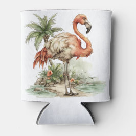 LEUKE ONGESTRUCTUREERDE ZOMERSTRANDSCÈNE MET FLAMI BLIKJESKOELER
