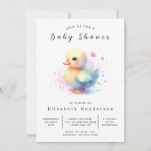 Leuke online Duck Baby shower Kaart (Voorkant)