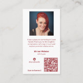 Leuke ontmoeting met jou - Life Coach Company Visitekaartje (Achterkant)