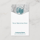 Leuke ontmoeting met u - Life Coach Company Blauwg Visitekaartje (Voorkant)