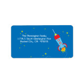 Leuke ontploffing van het adreslabel van het ruimt etiket (Voorkant)