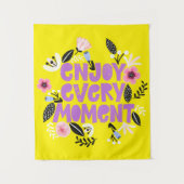 Leuke ontwerpen om uw dag voor vrouwen op te vroli wandkleed (Voorkant)