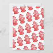 Leuke Onze Kleine Brandweerhelm Brandweerwagen Ver Kaart (Achterkant)