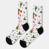 Leuke Oom Elf Naam Kerstmis Sokken (Links)