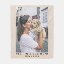 Leuke op maat gemaakte Dog Mom één foto huisdierli
