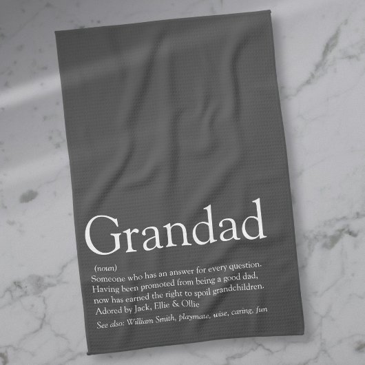 Leuke Opa Opa Papa Definitie Citaat Theedoek