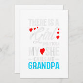 Leuke opa van cadeau voor vaderdag van kleindochte feestdagenkaart (Voorkant / Achterkant)