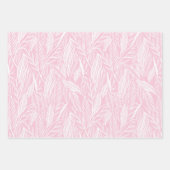 Leuke orang-oetan, banaan en roze tropische blader inpakpapier vel (Voorkant 3)