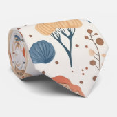 Leuke Oranje Herfst Mushroom Garden Stropdas (Opgerold)