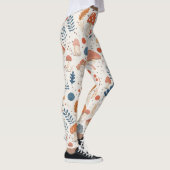 Leuke Oranje Herfst Paddenstoel Fairy Garden Leggi Leggings (Rechts)