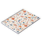 Leuke Oranje Herfst Paddenstoel Fairy Garden Notit Notitieboek (Linkerzijde)