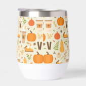 Leuke Oranje Herfst Patroon (Rechts)