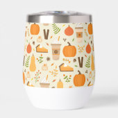 Leuke Oranje Herfst Patroon (Voorkant)