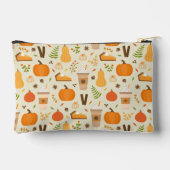 Leuke Oranje Herfst Patroon Etui (Achterkant)