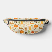 Leuke Oranje Herfst Patroon Heuptasje (Liggend)