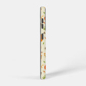 Leuke Oranje Herfst Patroon Samsung Galaxy Hoesje (Rechterkant)