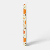 Leuke Oranje Herfst Patroon Samsung Galaxy Hoesje (Linkerkant)