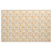Leuke Oranje Herfst Patroon Stof (Fat Quarter)
