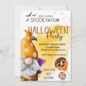 Leuke oranje kabouter spooktacular kinder Hallowee Kaart (Voorkant)