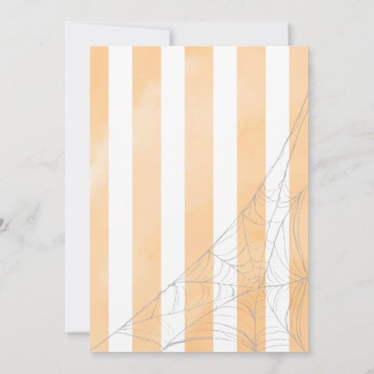 Leuke oranje kabouter spooktacular kinder Hallowee Kaart (Achterkant)