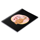 Leuke oranje kat notitieboek (Linkerzijde)
