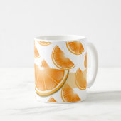 Leuke Oranje kunst mok! Koffiemok (Voorkant rechts)