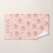 Leuke Oranje Waterverf pompoen Herfst Bad Handdoek (Handdoek)