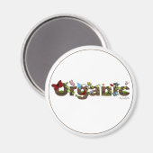 Leuke organische magneet. Denk groen! Magneet (Voorkant / Achterkant)