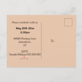 Leuke otter baby in een mand - Kids Verjaardag Uitnodiging Briefkaart (Achterkant)