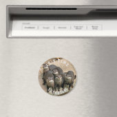 Leuke otter familie | Knuffeltijd Magneet (Insitu (Vaatwasser))