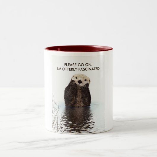 Leuke Otter met grappige woordspeling
 Tweekleurige Koffiemok (Center)