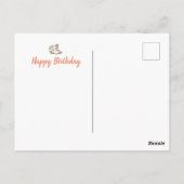 Leuke otter verjaardagskaart briefkaart (Achterkant)