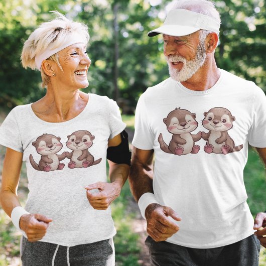 Leuke otters t-shirt
