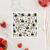 Leuke oudejaarsavond champagne party servetten (Insitu)