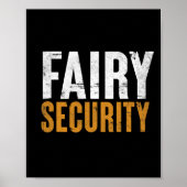 Leuke Ouders Lazy Easy Costume Fairy Beveiliging H Poster (Voorkant)