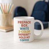 Leuke ouderschool Mok; Prepack Box Hold My Koffiemok