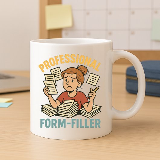 Leuke ouderschool papierwerk Mok; Pro Form-Filler Koffiemok
