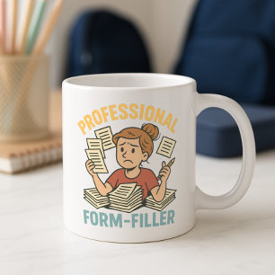 Leuke ouderschool papierwerk Mok; Pro Form-Filler Koffiemok